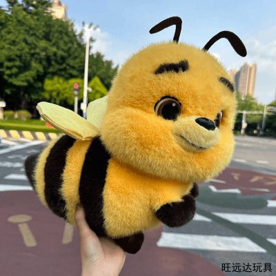 创意小蜜蜂翅膀机芯煽动玩偶公仔